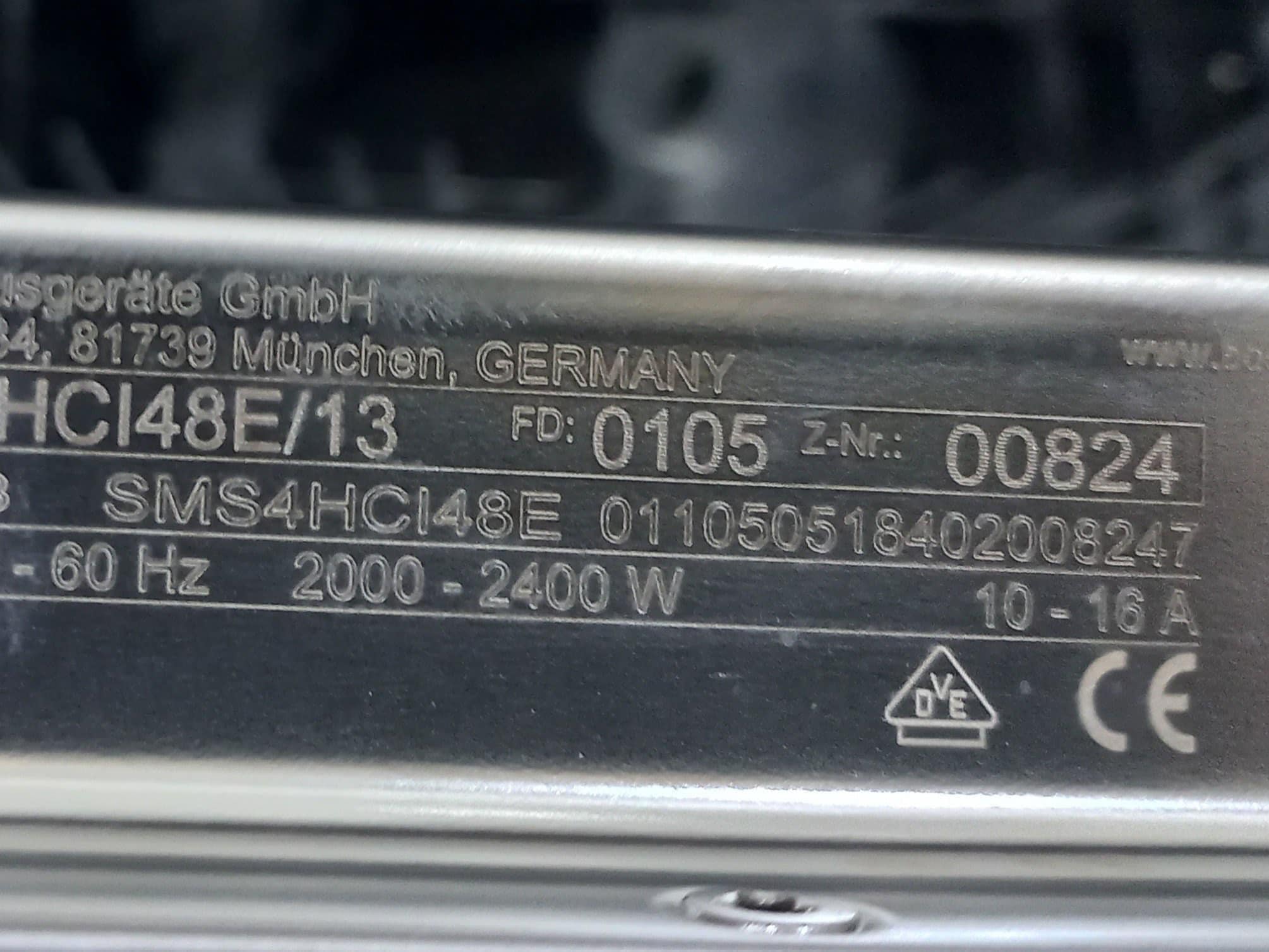 Máy Rửa Bát Bosch SMS4HCI48E Series 4 – Độc Lập