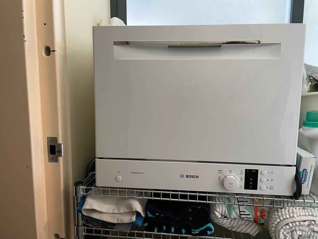 Máy rửa bát mini để bàn Bosch SKS62E32EU, Serie 4, Dung lượng 6 bộ đồ Châu Âu