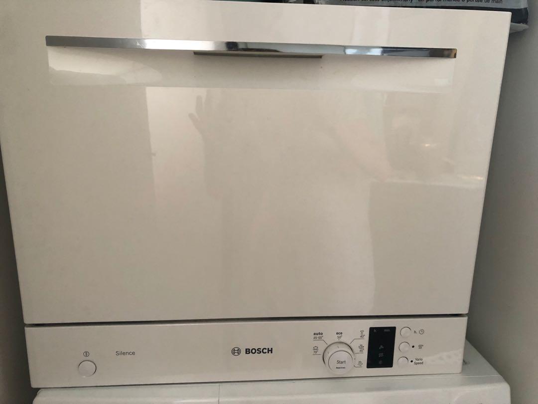 Máy rửa bát mini để bàn Bosch SKS62E32EU, Serie 4, Dung lượng 6 bộ đồ Châu Âu