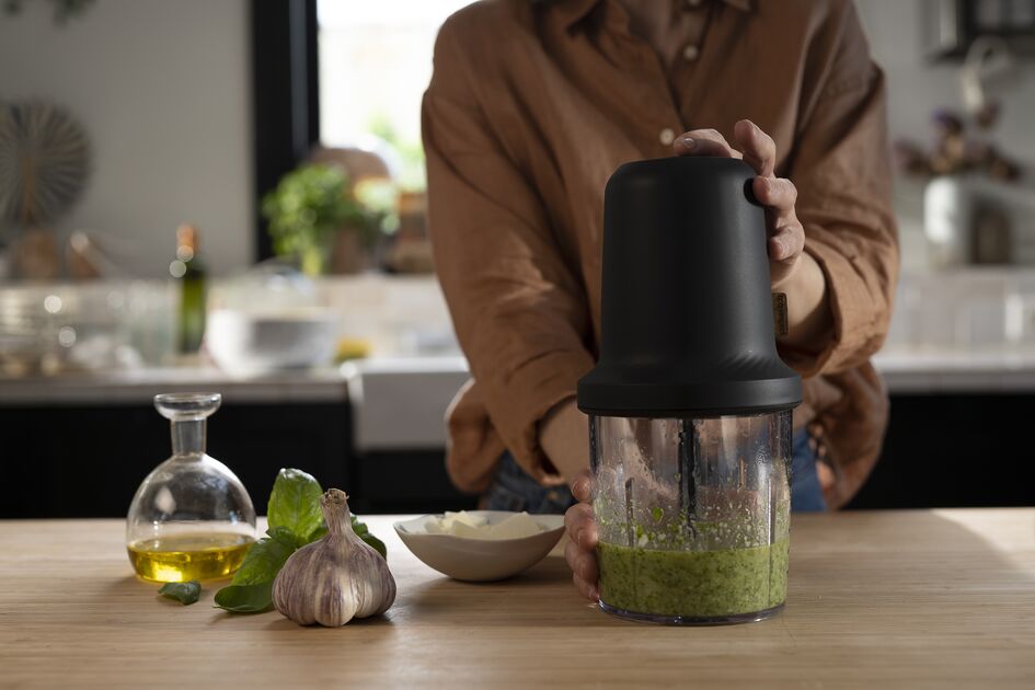 Máy xay mini đa năng 500ml Tefal MQ80E838 Eco Respect Chopper 500W