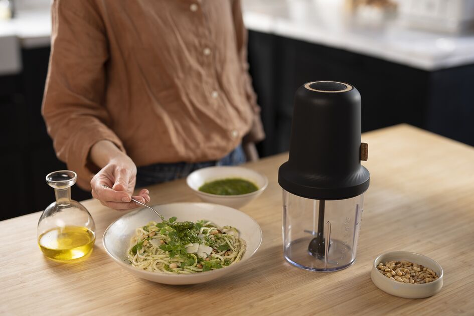 Máy xay mini đa năng 500ml Tefal MQ80E838 Eco Respect Chopper 500W