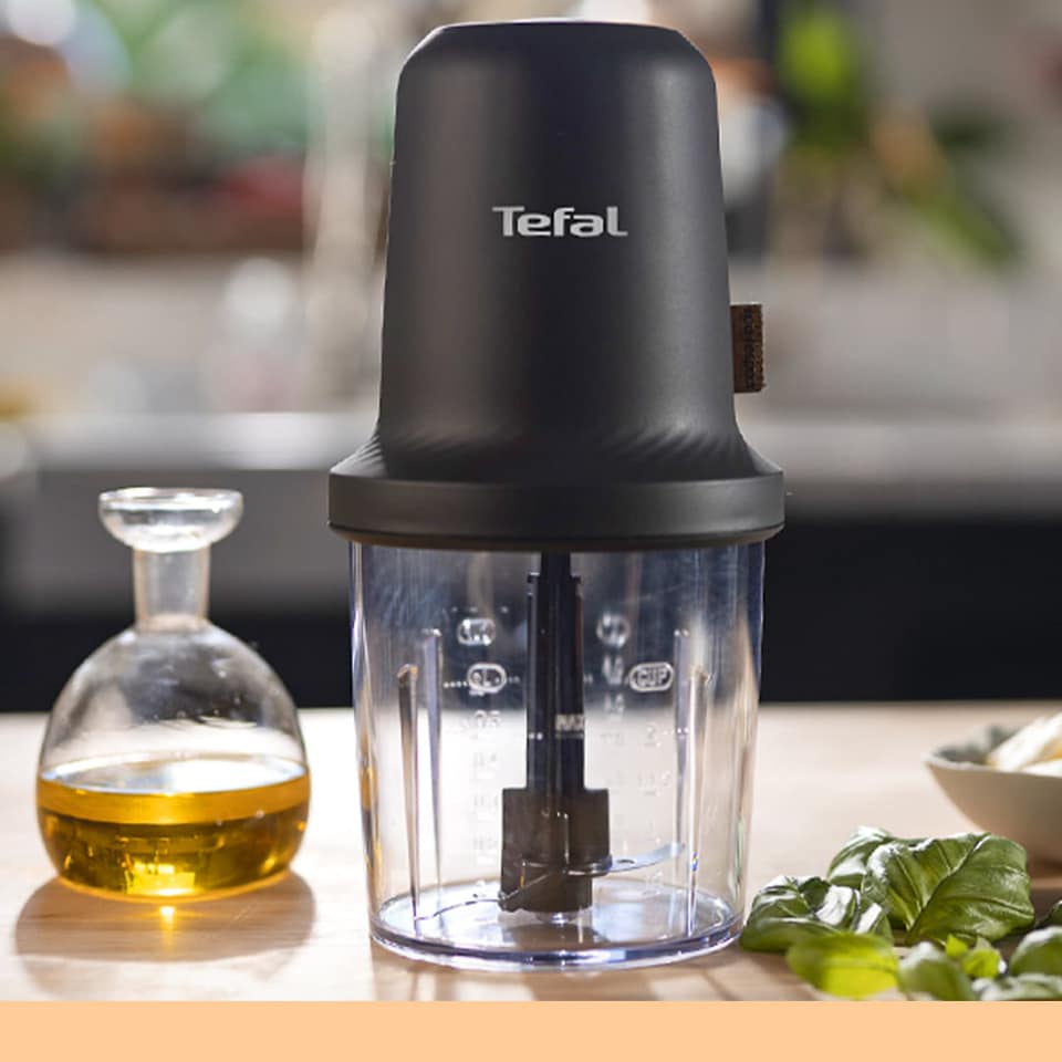 Máy xay mini đa năng 500ml Tefal MQ80E838 Eco Respect Chopper 500W