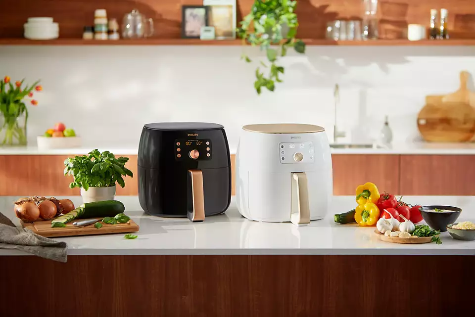 Nồi chiên không dầu Phillips HD9870/20 Size XXL