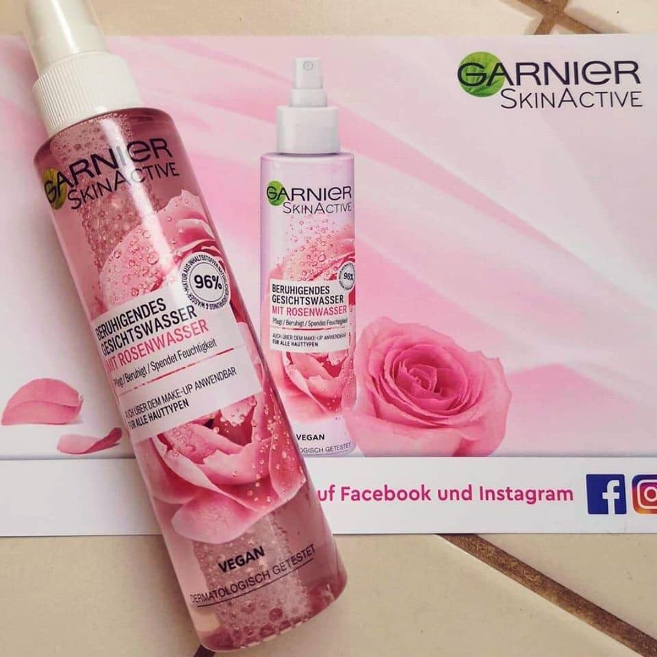Nước Hoa Hồng Garnier SkinActive 150ml