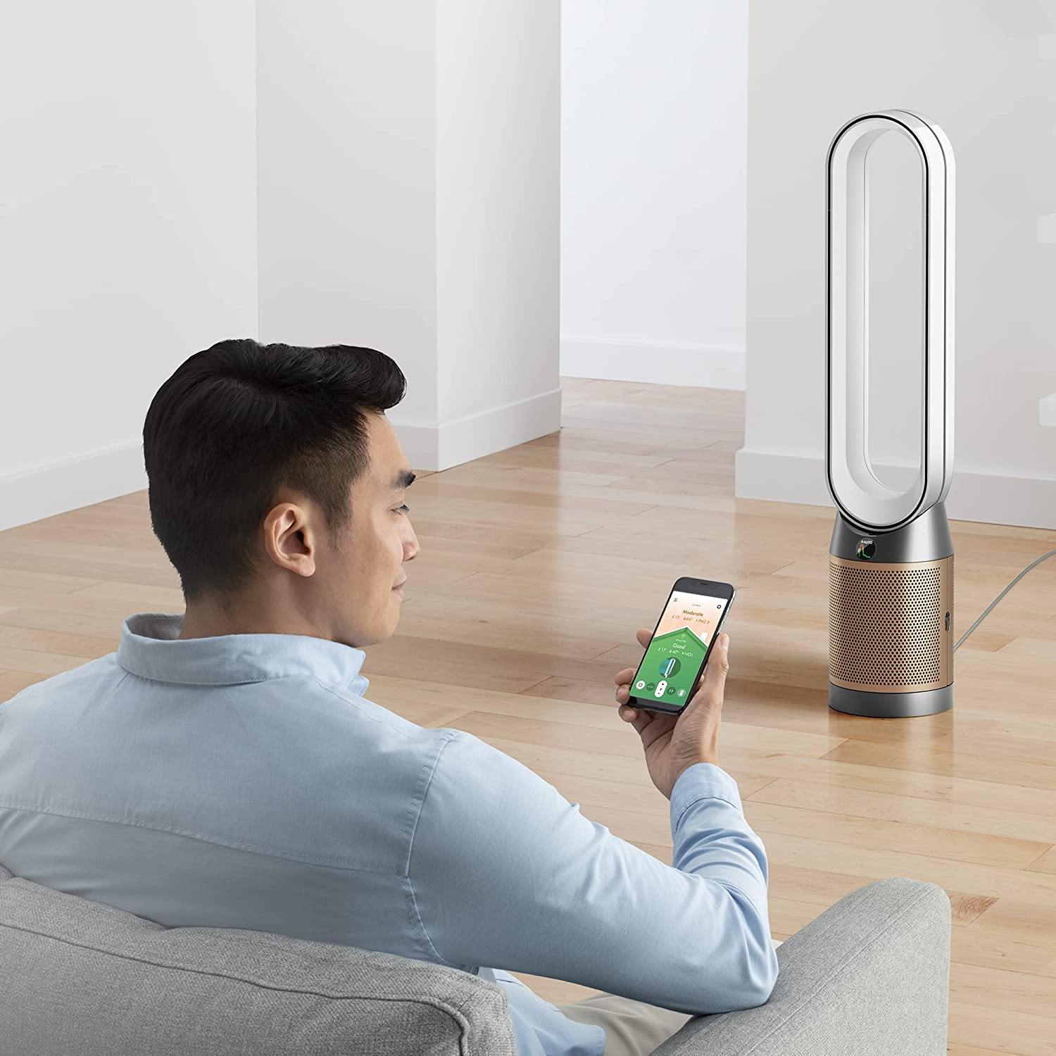 Quạt không cám kiêm lọc không khí Dyson Puifier Cool Formaldehyde TP09