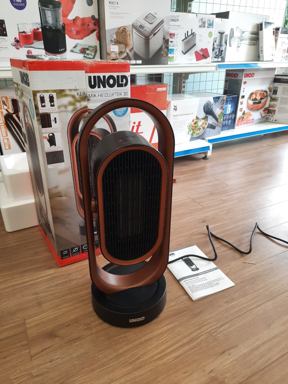 QUẠT SƯỞI KERAMIK 3D UNOLD 86535