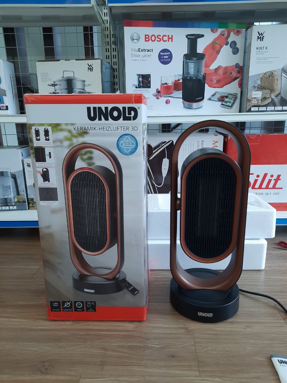 QUẠT SƯỞI KERAMIK 3D UNOLD 86535