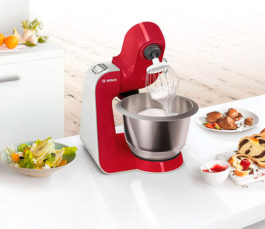 Máy Trộn Bột Đa Năng Bosch MUM58720 - Màu đỏ kim cương
