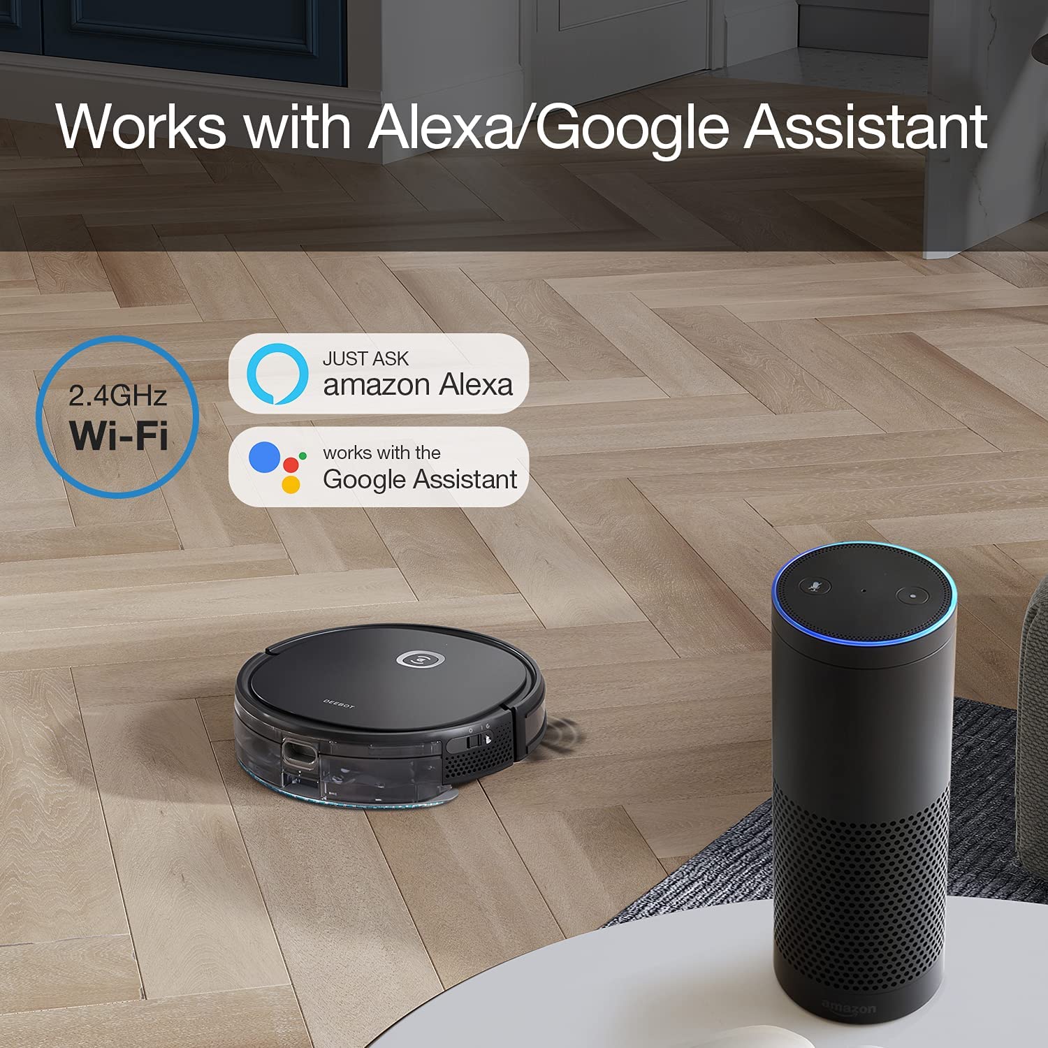 Robot hút bụi và lau nhà Ecovacs Deebot U2 Pro