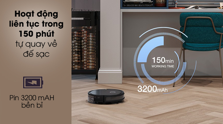 Robot hút bụi và lau nhà Ecovacs Deebot U2 Pro