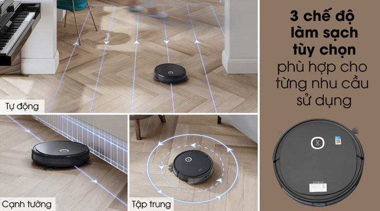 Robot hút bụi và lau nhà Ecovacs Deebot U2 Pro