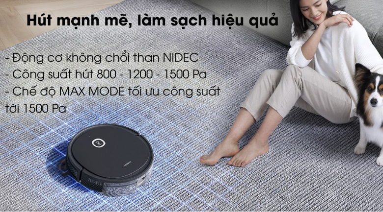 Robot hút bụi và lau nhà Ecovacs Deebot U2 Pro