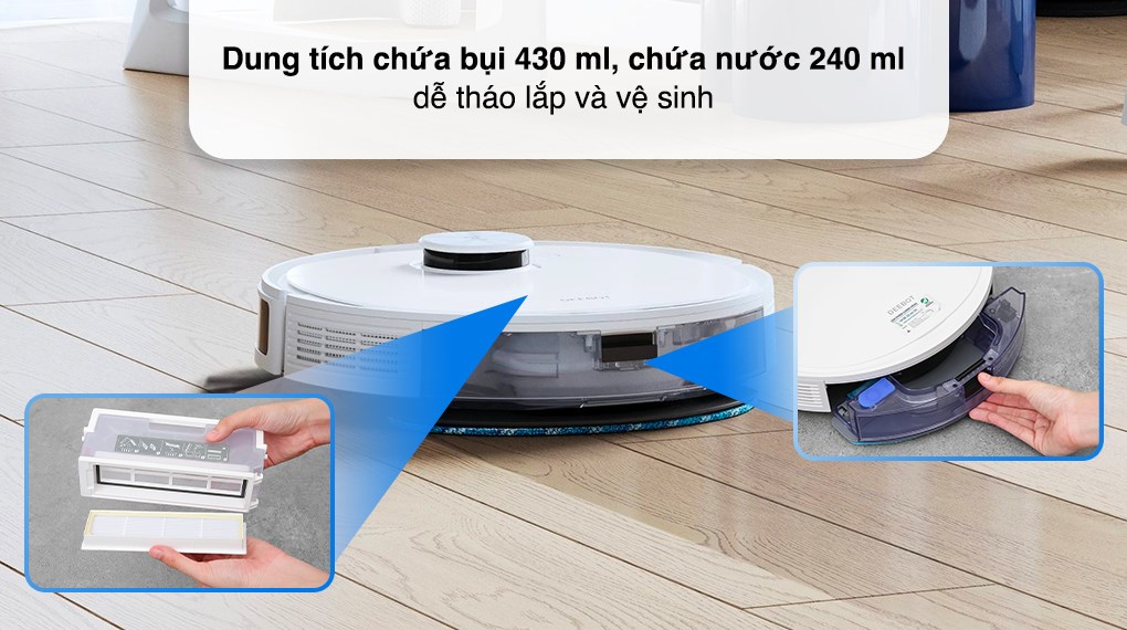 Robot hút bụi lau nhà Ecovacs Deebot N10 (Mới nhất 2023)
