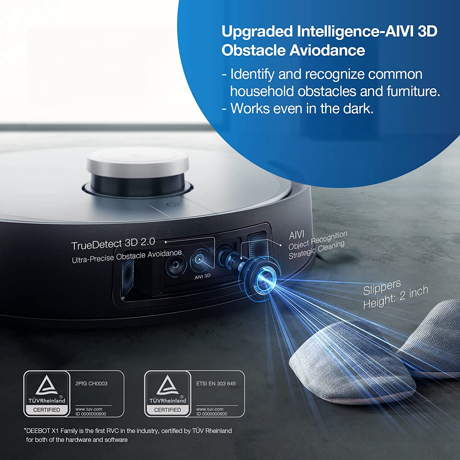 Robot Hút Bụi Lau Nhà Ecovacs Deebot X1 Omni