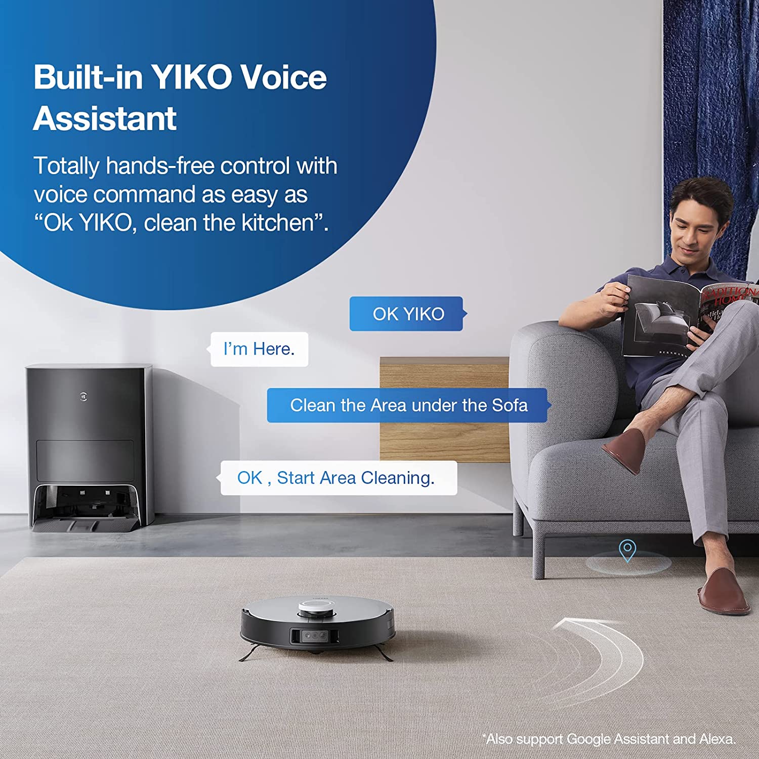 Robot Hút Bụi Lau Nhà Ecovacs Deebot X1 Omni