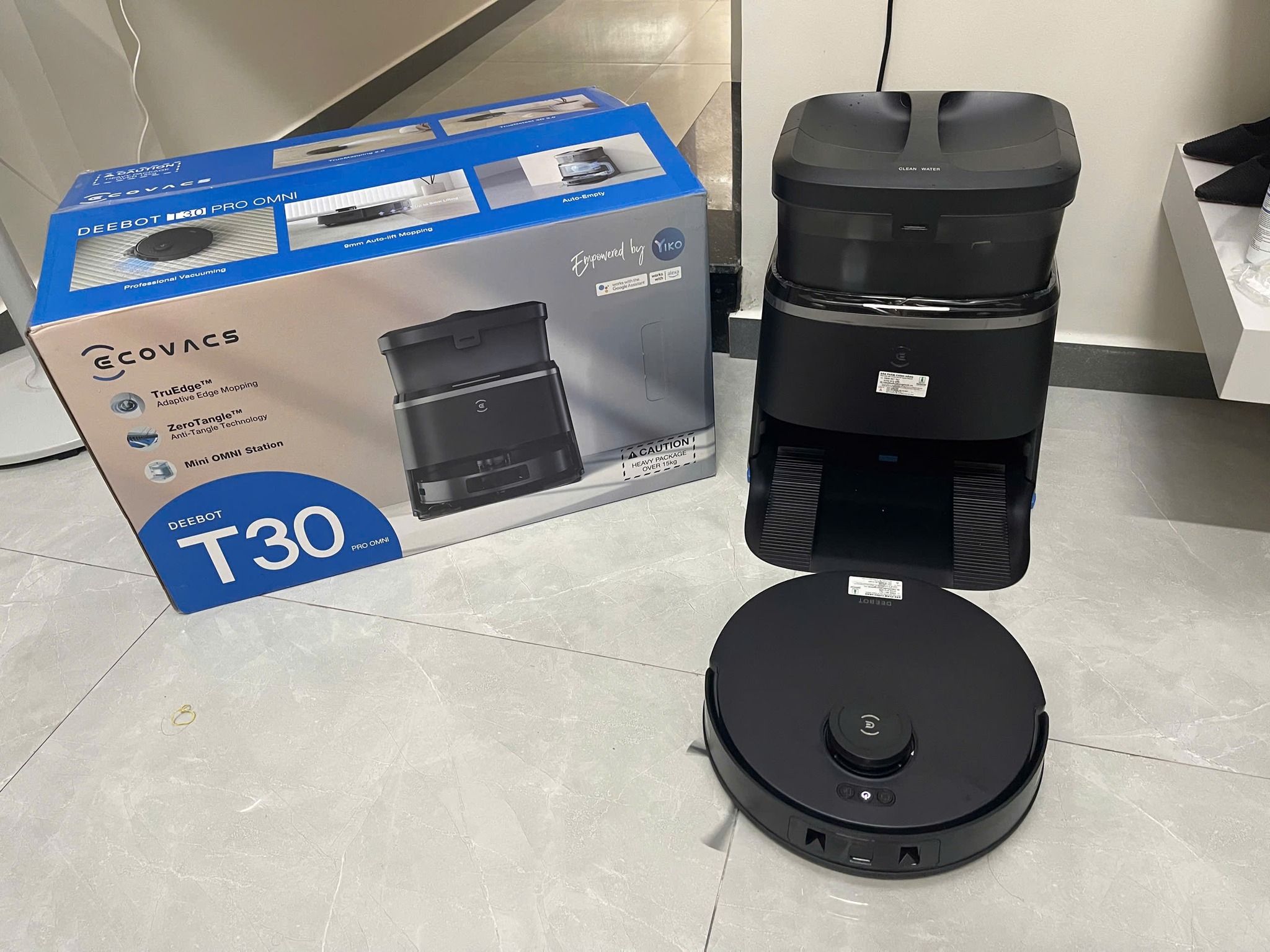 Robot hút bụi lau nhà Ecovacs Deebot T30 Pro Omni