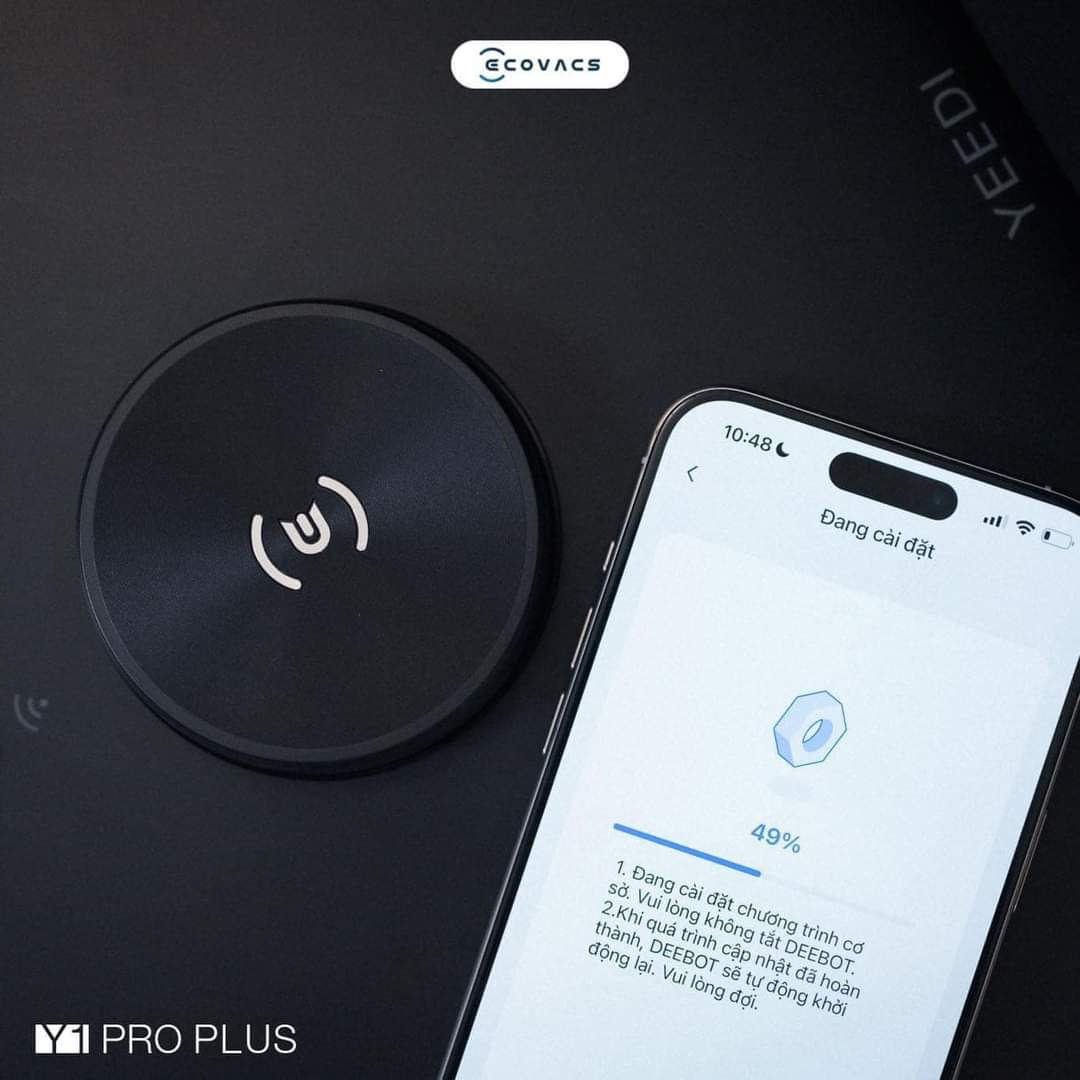 Robot hút bụi lau nhà Ecovacs Deebot Y1 Pro Plus