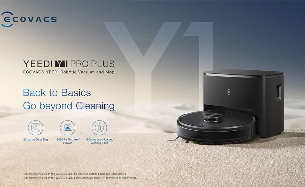 Robot hút bụi lau nhà Ecovacs Deebot Y1 Pro Plus