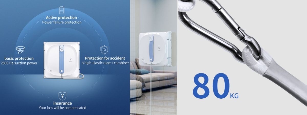 Robot lau kính Ecovacs Winbot W920