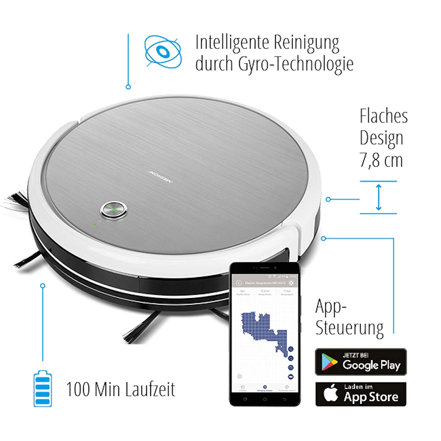 Robot hút bụi Medion MD 18318