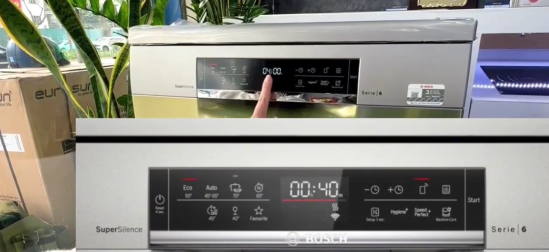 Máy rửa bát độc lập Bosch SMS6ZCI06E Serie 6, Dung tích 14 bộ