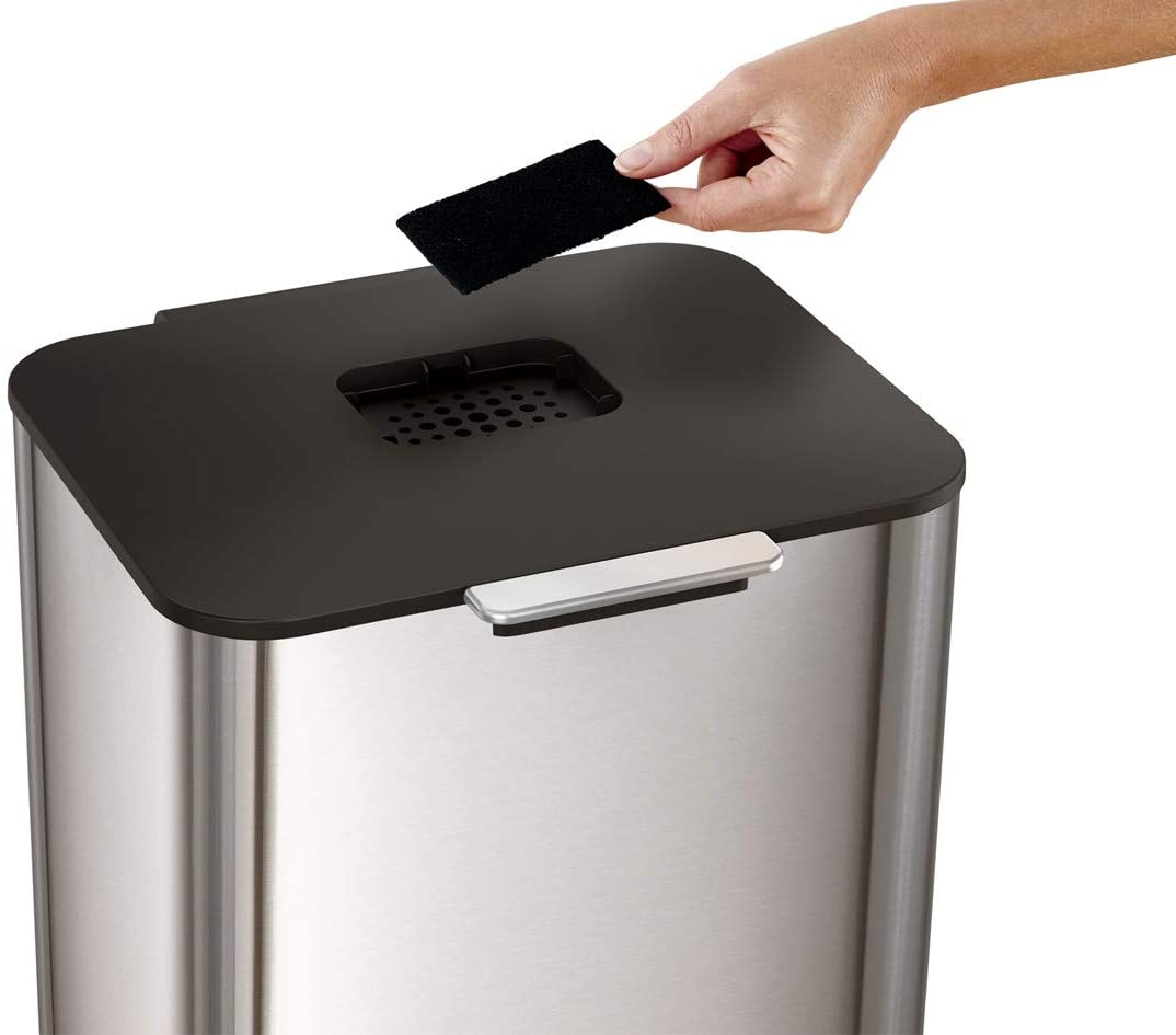 Thùng rác 2 ngăn joseph joseph 30065 Totem Compact 40L