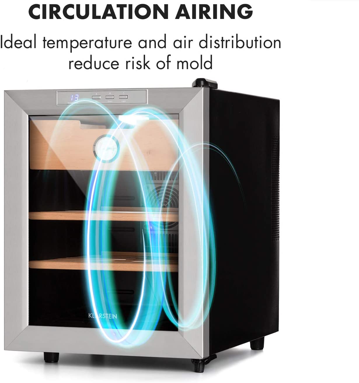 Tủ bảo quản Cigar Klarstein El Presidente  33L