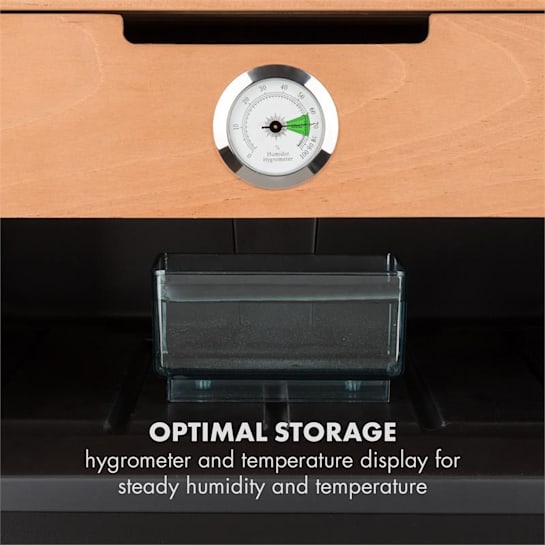 TỦ BẢO QUẢN CIGAR KLARSTEIN EL PRESIDENTE 65L SLIM HUMIDOR