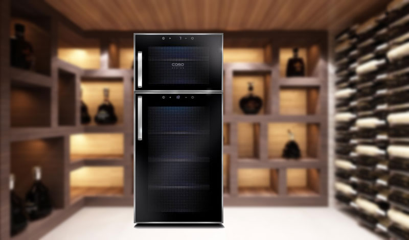 Tủ Rượu Caso WineDuett Touch 21