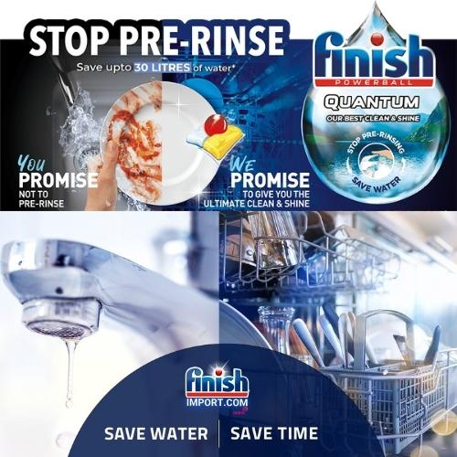 Túi 60 Viên Rửa Bát Finish Quantum Ultimate