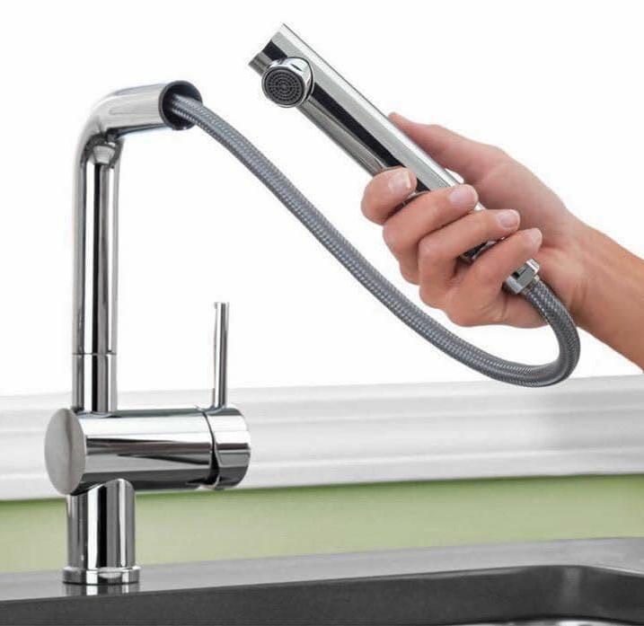 VÒI RỬA BÁT RÚT DÂY GROHE MINTA 32168000