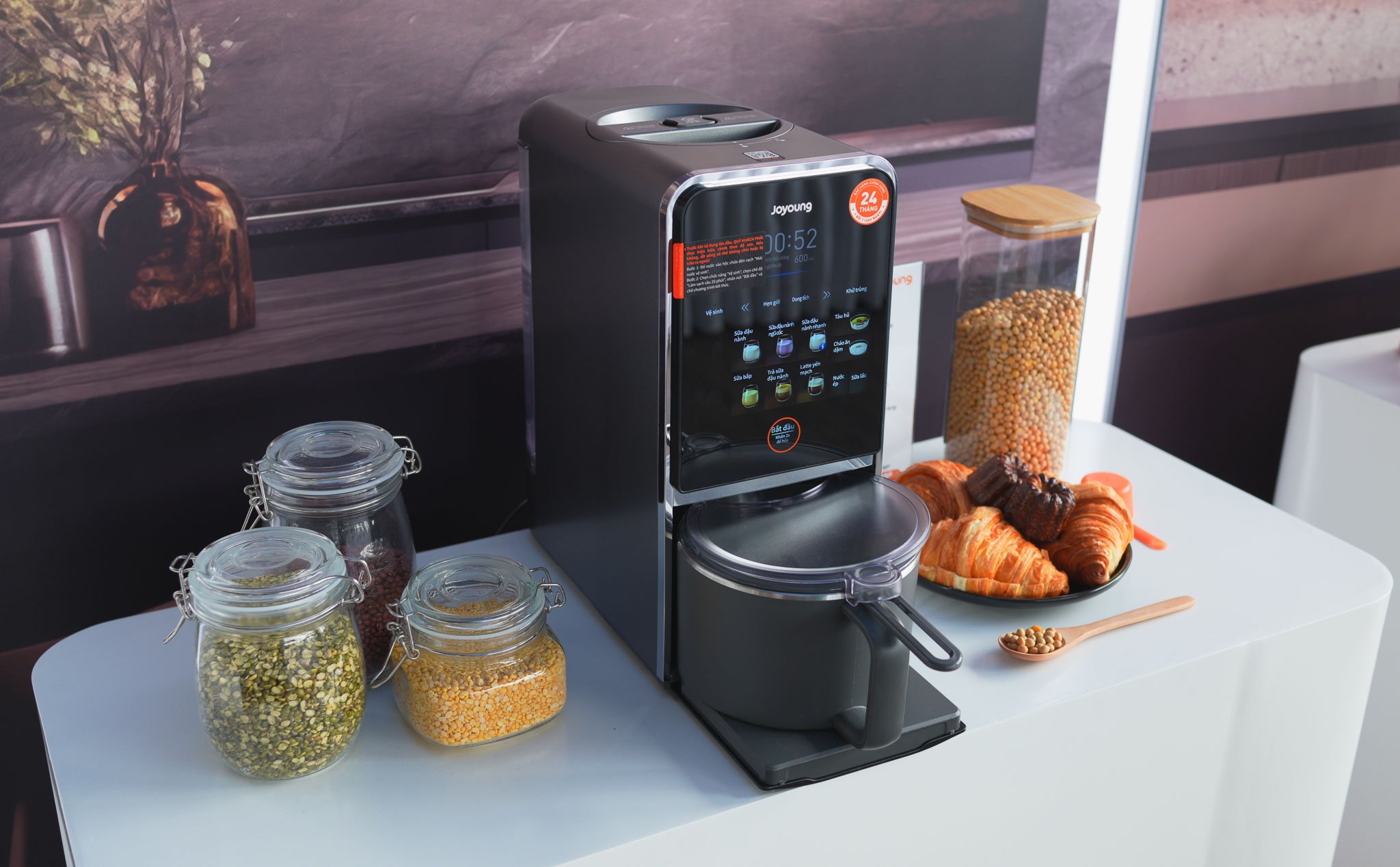 Máy nấu sữa hạt làm sạch tự động Joyoung JSCB-K7 PRO