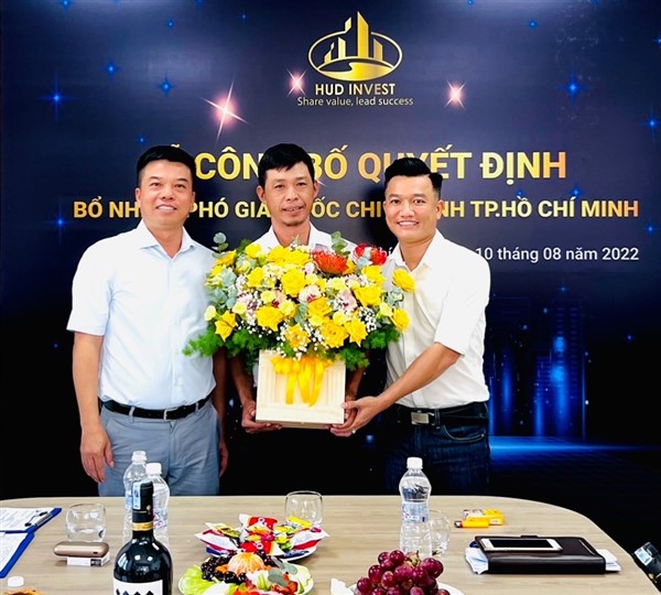 LỄ CÔNG BỐ QUYẾT ĐỊNH BỔ NHIỆM PHÓ GIÁM ĐỐC CHI NHÁNH TP. HỒ CHÍ MINH.