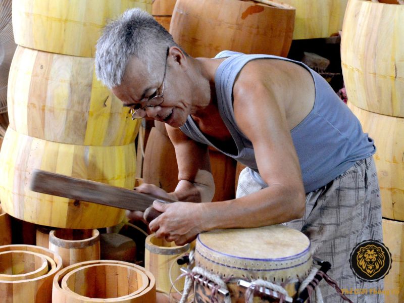 Quy trình sản xuất trống đọi tam