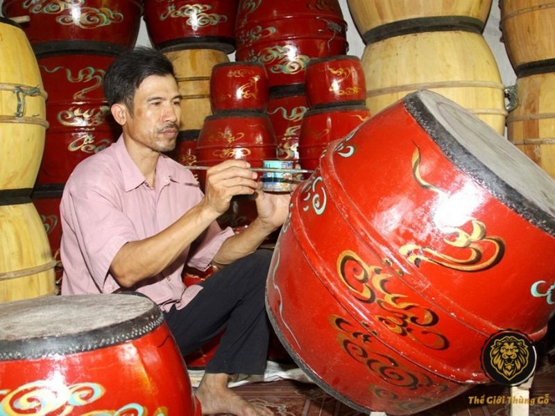 Quy trình sản xuất trống đọi tam