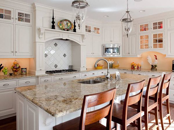 Bàn đá nhà bếp cẩm thạch