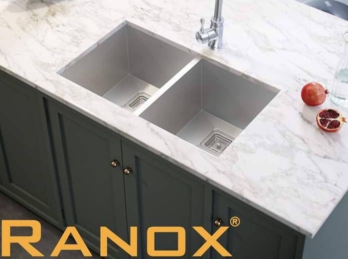 Chậu rửa bát hai hố lệch - Chậu rửa bát hai hố cân RN4411