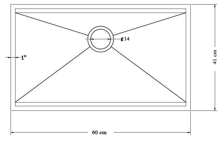 Chậu rửa bát ranox 1 hố cao cấp RN4455 - 02
