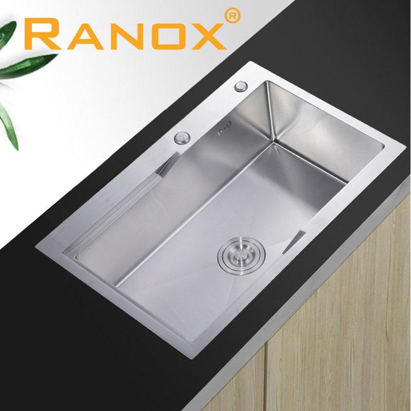 Chậu rửa bát Ranox 1 hố lớn RN458 - 06