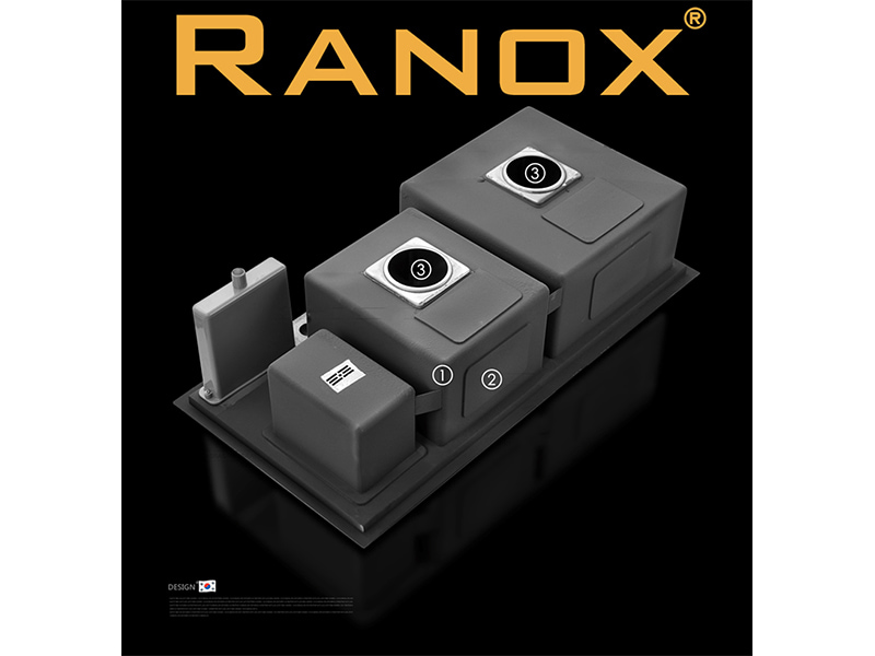 Chậu rửa bát Ranox 3 hố RN4433 có kích thước bao nhiêu - 04