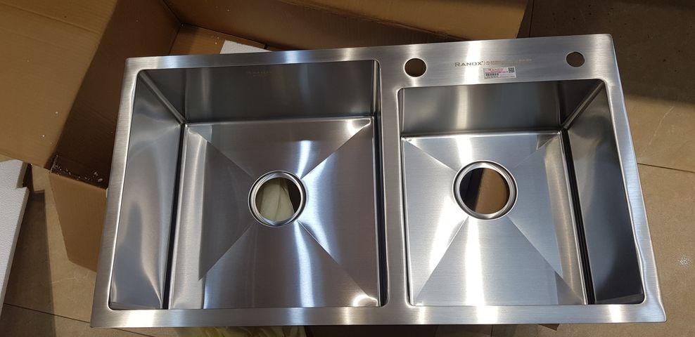 Bồn rửa chén inox 2 ngăn RN4670