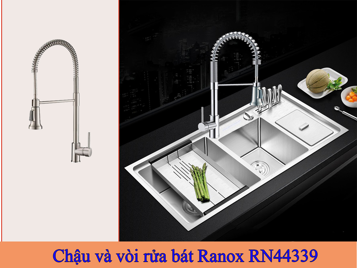 Chậu và vòi rửa bát Ranox RN44339
