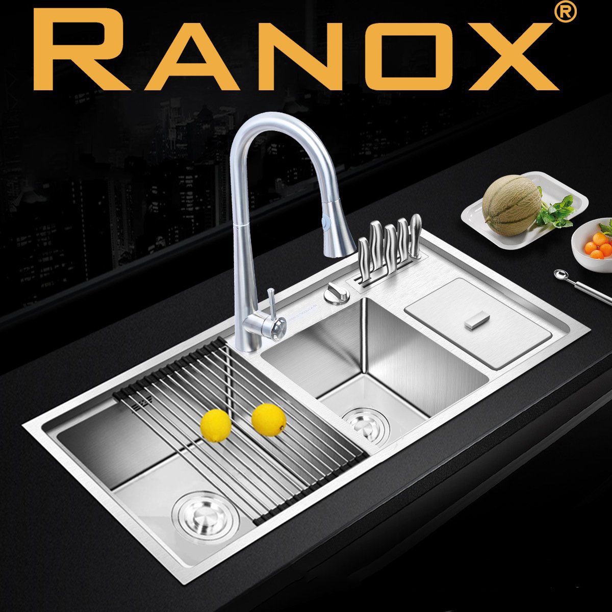 combo chậu vòi RN44338 - 02