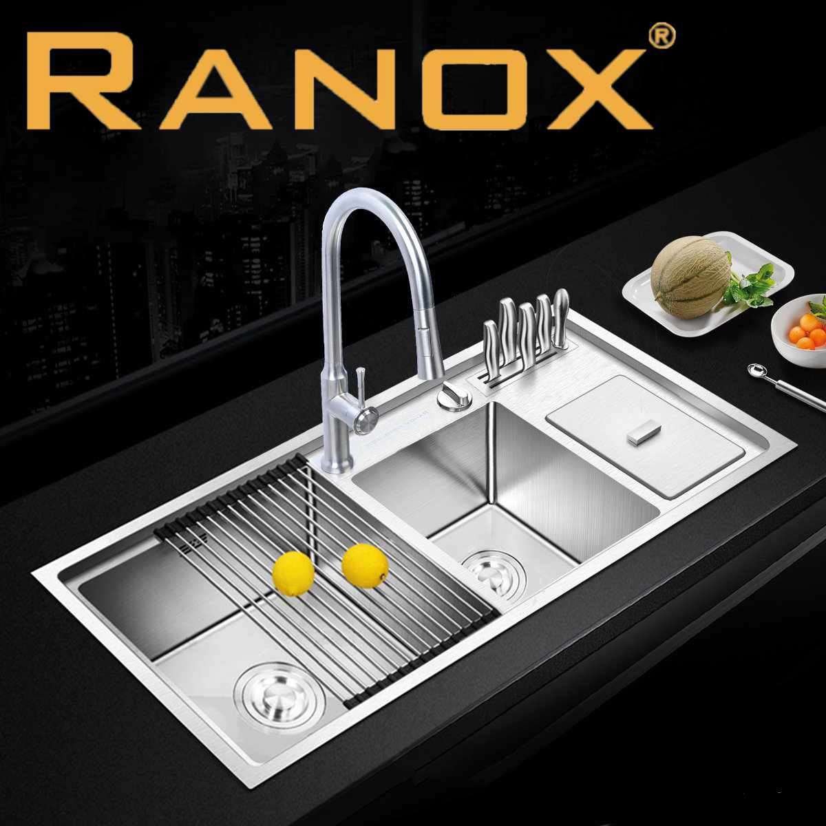 combo chậu vòi RN44337 - 02