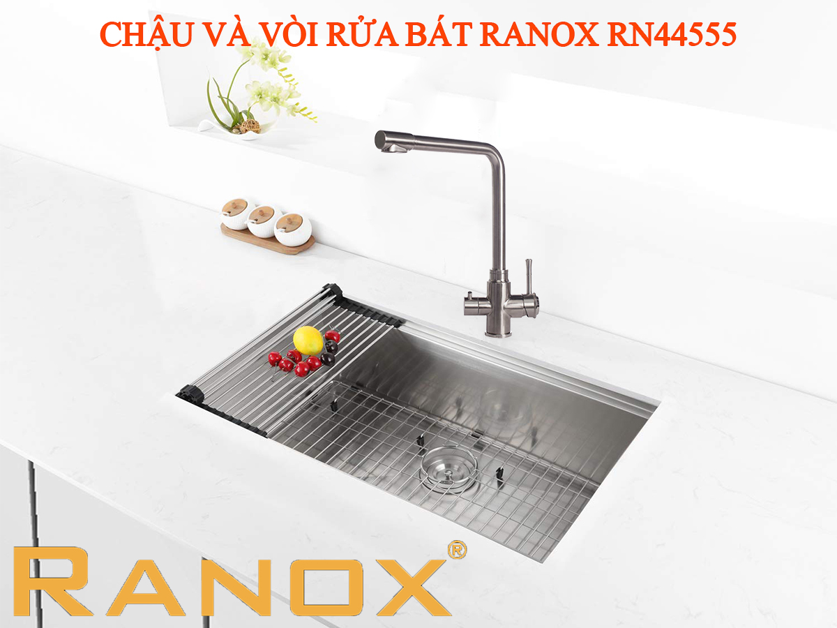 Bồn rửa chén inox 304 Ranox RN4455