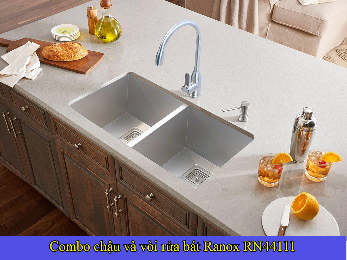 Chậu rửa bát inox 304 đúc nguyên khối RN4411