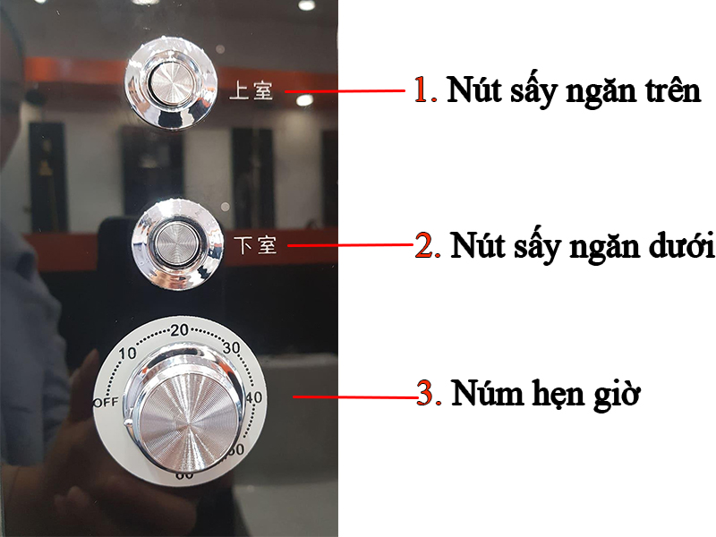 Tủ sấy bát đĩa HYUNDAI màu đen 01