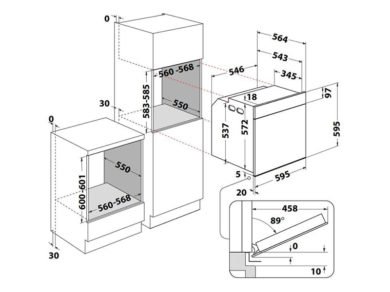Lò nướng Whirlpool AKZ9789IXAUS 2