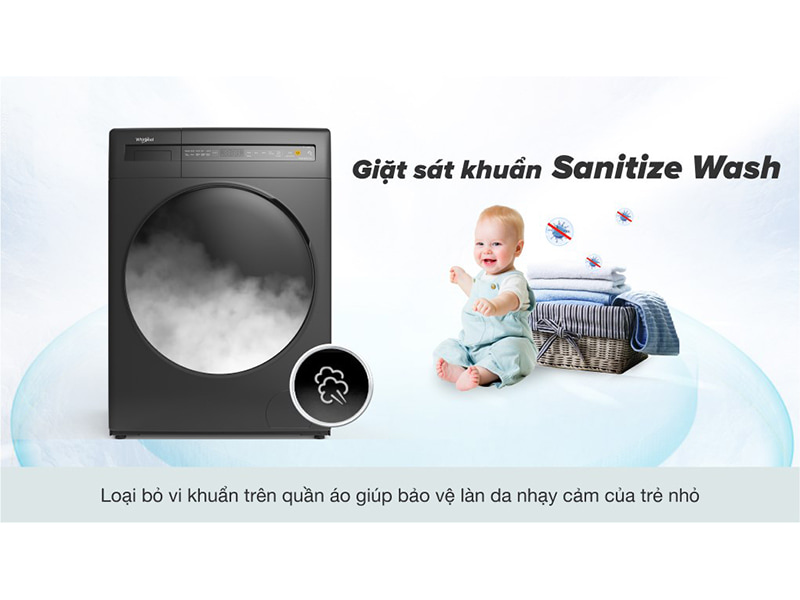 Máy giặt Whirlpool Inverter 10.5 kg FWEB10502FG 4