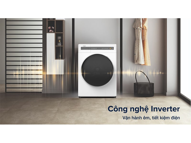 Máy giặt Whirlpool Inverter 8 kg FWEB8002FW 4